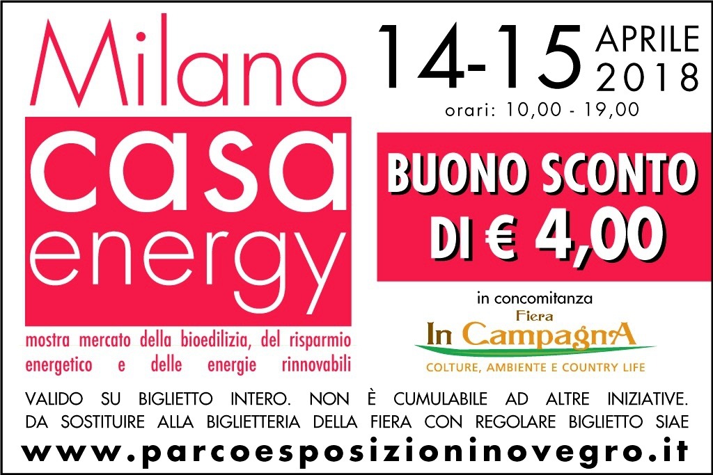 ISOLARE a Milano Casa Energy Biglietto_Invito_Sconto_269_1.jpg (Art. corrente, Pag. 1, Foto generica)