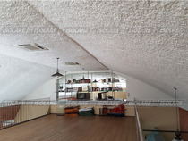 ﻿Risultato finale del soffitto isolato acusticamente e termicamente